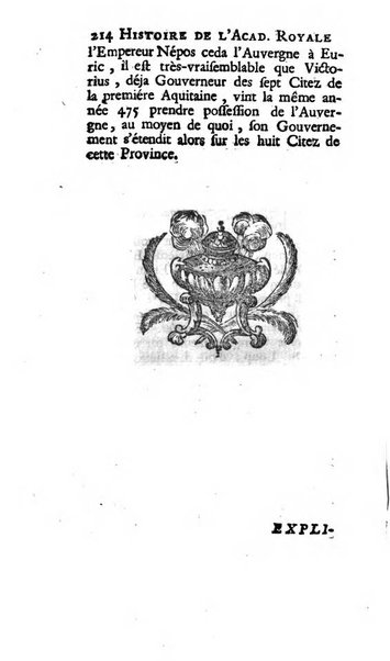 Histoire de l'Academie royale des inscriptions et belles lettres depuis son establissement jusqu'à present avec les Mémoires de littérature tirez des registres de cette Académie..