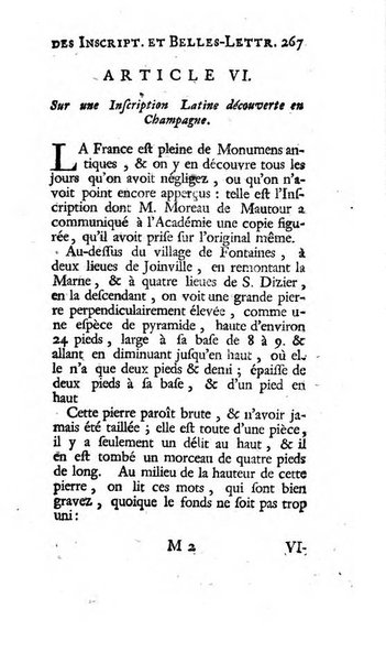 Histoire de l'Academie royale des inscriptions et belles lettres depuis son establissement jusqu'à present avec les Mémoires de littérature tirez des registres de cette Académie..