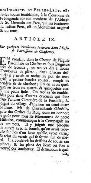 Histoire de l'Academie royale des inscriptions et belles lettres depuis son establissement jusqu'à present avec les Mémoires de littérature tirez des registres de cette Académie..