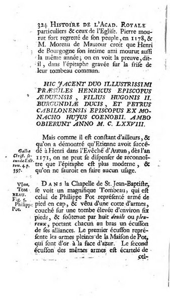 Histoire de l'Academie royale des inscriptions et belles lettres depuis son establissement jusqu'à present avec les Mémoires de littérature tirez des registres de cette Académie..