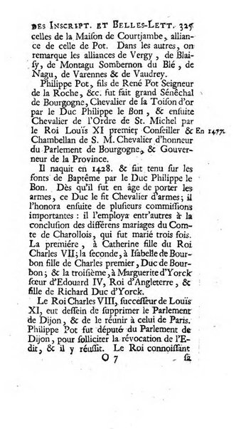 Histoire de l'Academie royale des inscriptions et belles lettres depuis son establissement jusqu'à present avec les Mémoires de littérature tirez des registres de cette Académie..