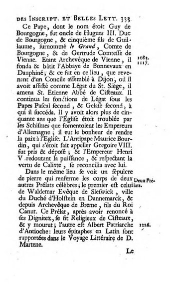 Histoire de l'Academie royale des inscriptions et belles lettres depuis son establissement jusqu'à present avec les Mémoires de littérature tirez des registres de cette Académie..