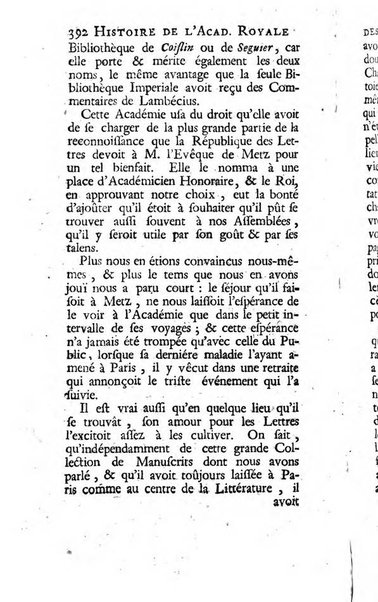 Histoire de l'Academie royale des inscriptions et belles lettres depuis son establissement jusqu'à present avec les Mémoires de littérature tirez des registres de cette Académie..