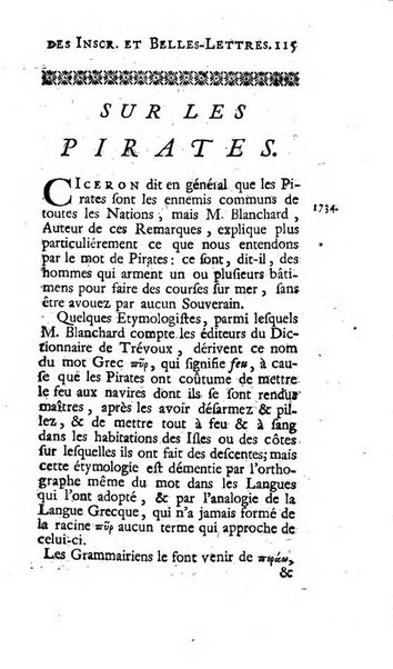 Histoire de l'Academie royale des inscriptions et belles lettres depuis son establissement jusqu'à present avec les Mémoires de littérature tirez des registres de cette Académie..