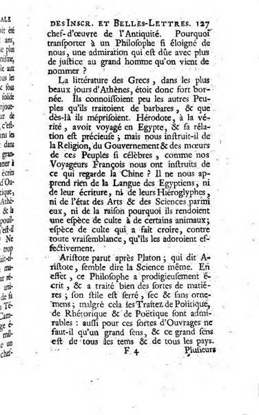 Histoire de l'Academie royale des inscriptions et belles lettres depuis son establissement jusqu'à present avec les Mémoires de littérature tirez des registres de cette Académie..