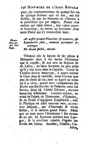 Histoire de l'Academie royale des inscriptions et belles lettres depuis son establissement jusqu'à present avec les Mémoires de littérature tirez des registres de cette Académie..