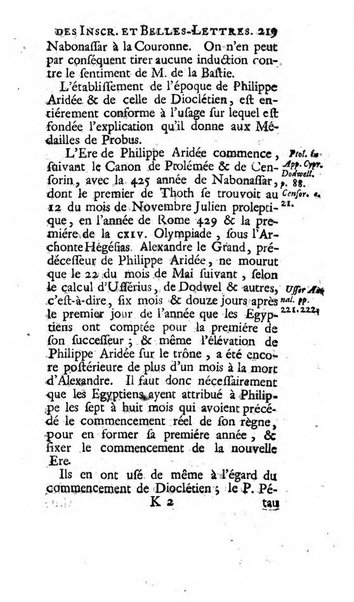 Histoire de l'Academie royale des inscriptions et belles lettres depuis son establissement jusqu'à present avec les Mémoires de littérature tirez des registres de cette Académie..