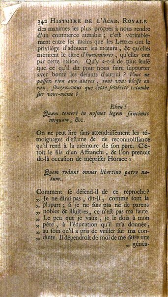 Histoire de l'Academie royale des inscriptions et belles lettres depuis son establissement jusqu'à present avec les Mémoires de littérature tirez des registres de cette Académie..