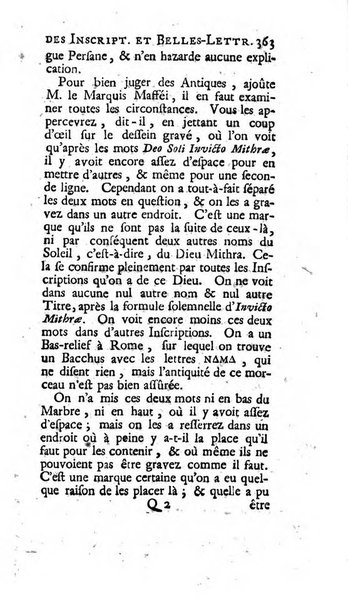 Histoire de l'Academie royale des inscriptions et belles lettres depuis son establissement jusqu'à present avec les Mémoires de littérature tirez des registres de cette Académie..