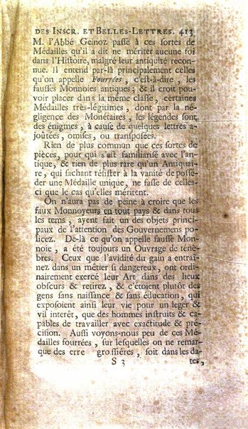 Histoire de l'Academie royale des inscriptions et belles lettres depuis son establissement jusqu'à present avec les Mémoires de littérature tirez des registres de cette Académie..