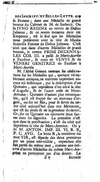 Histoire de l'Academie royale des inscriptions et belles lettres depuis son establissement jusqu'à present avec les Mémoires de littérature tirez des registres de cette Académie..