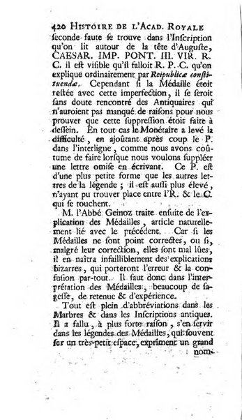 Histoire de l'Academie royale des inscriptions et belles lettres depuis son establissement jusqu'à present avec les Mémoires de littérature tirez des registres de cette Académie..