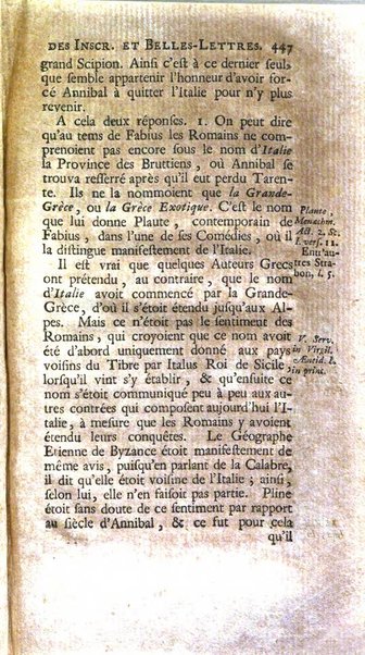 Histoire de l'Academie royale des inscriptions et belles lettres depuis son establissement jusqu'à present avec les Mémoires de littérature tirez des registres de cette Académie..