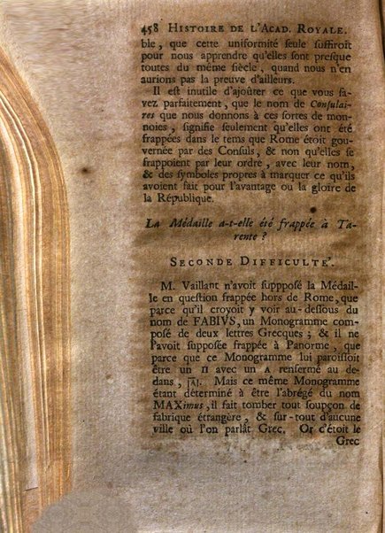 Histoire de l'Academie royale des inscriptions et belles lettres depuis son establissement jusqu'à present avec les Mémoires de littérature tirez des registres de cette Académie..