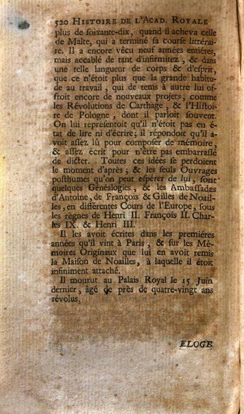 Histoire de l'Academie royale des inscriptions et belles lettres depuis son establissement jusqu'à present avec les Mémoires de littérature tirez des registres de cette Académie..