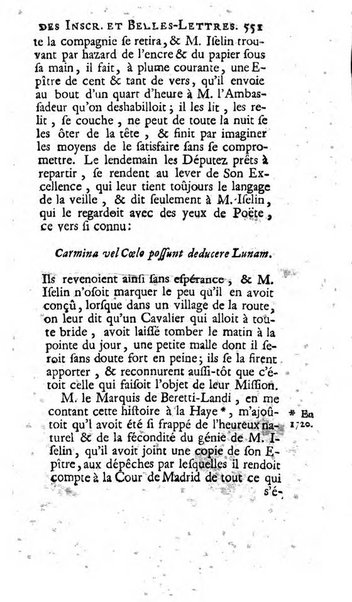 Histoire de l'Academie royale des inscriptions et belles lettres depuis son establissement jusqu'à present avec les Mémoires de littérature tirez des registres de cette Académie..