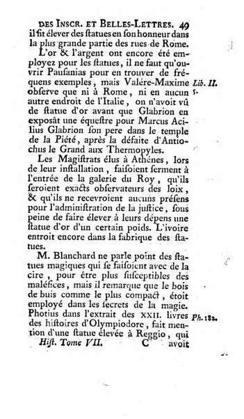 Histoire de l'Academie royale des inscriptions et belles lettres depuis son establissement jusqu'à present avec les Mémoires de littérature tirez des registres de cette Académie..