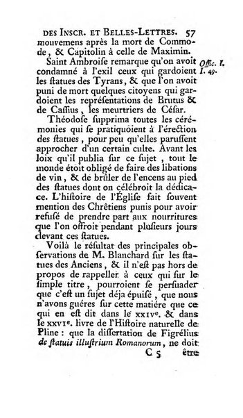 Histoire de l'Academie royale des inscriptions et belles lettres depuis son establissement jusqu'à present avec les Mémoires de littérature tirez des registres de cette Académie..