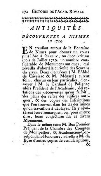 Histoire de l'Academie royale des inscriptions et belles lettres depuis son establissement jusqu'à present avec les Mémoires de littérature tirez des registres de cette Académie..