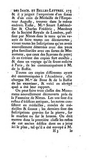 Histoire de l'Academie royale des inscriptions et belles lettres depuis son establissement jusqu'à present avec les Mémoires de littérature tirez des registres de cette Académie..