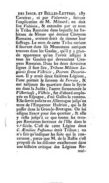 Histoire de l'Academie royale des inscriptions et belles lettres depuis son establissement jusqu'à present avec les Mémoires de littérature tirez des registres de cette Académie..