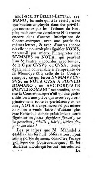 Histoire de l'Academie royale des inscriptions et belles lettres depuis son establissement jusqu'à present avec les Mémoires de littérature tirez des registres de cette Académie..