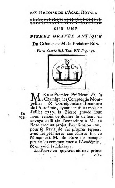 Histoire de l'Academie royale des inscriptions et belles lettres depuis son establissement jusqu'à present avec les Mémoires de littérature tirez des registres de cette Académie..