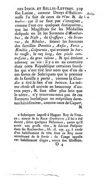 Histoire de l'Academie royale des inscriptions et belles lettres depuis son establissement jusqu'à present avec les Mémoires de littérature tirez des registres de cette Académie..