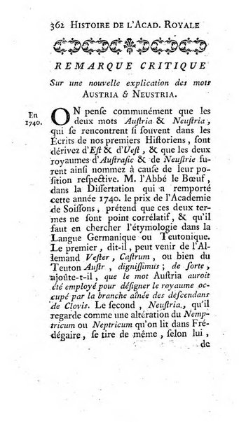 Histoire de l'Academie royale des inscriptions et belles lettres depuis son establissement jusqu'à present avec les Mémoires de littérature tirez des registres de cette Académie..