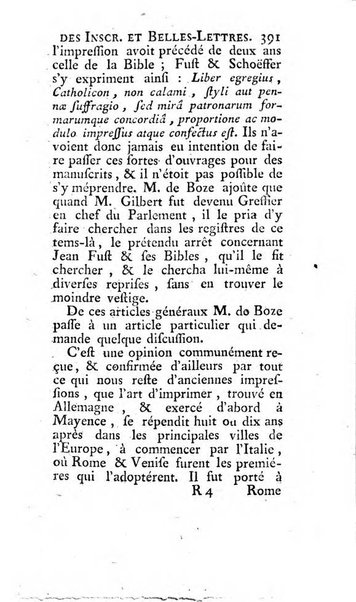 Histoire de l'Academie royale des inscriptions et belles lettres depuis son establissement jusqu'à present avec les Mémoires de littérature tirez des registres de cette Académie..