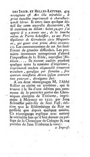 Histoire de l'Academie royale des inscriptions et belles lettres depuis son establissement jusqu'à present avec les Mémoires de littérature tirez des registres de cette Académie..