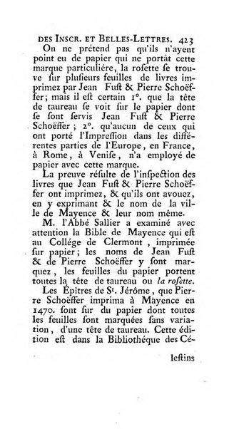 Histoire de l'Academie royale des inscriptions et belles lettres depuis son establissement jusqu'à present avec les Mémoires de littérature tirez des registres de cette Académie..