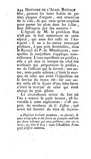 Histoire de l'Academie royale des inscriptions et belles lettres depuis son establissement jusqu'à present avec les Mémoires de littérature tirez des registres de cette Académie..