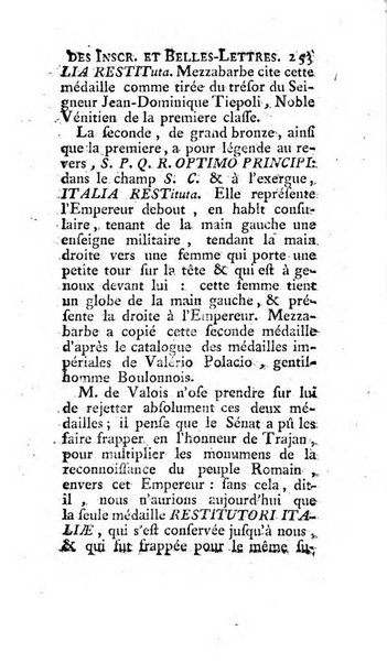 Histoire de l'Academie royale des inscriptions et belles lettres depuis son establissement jusqu'à present avec les Mémoires de littérature tirez des registres de cette Académie..