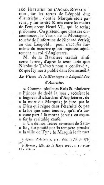 Histoire de l'Academie royale des inscriptions et belles lettres depuis son establissement jusqu'à present avec les Mémoires de littérature tirez des registres de cette Académie..