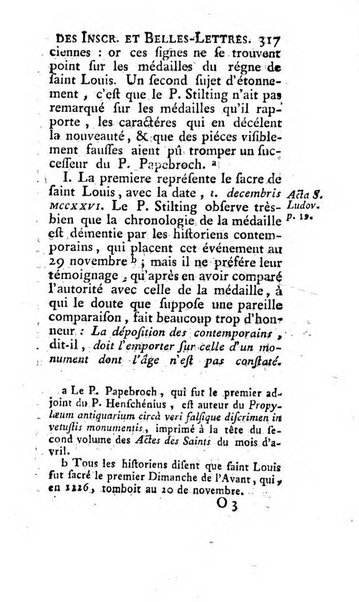 Histoire de l'Academie royale des inscriptions et belles lettres depuis son establissement jusqu'à present avec les Mémoires de littérature tirez des registres de cette Académie..