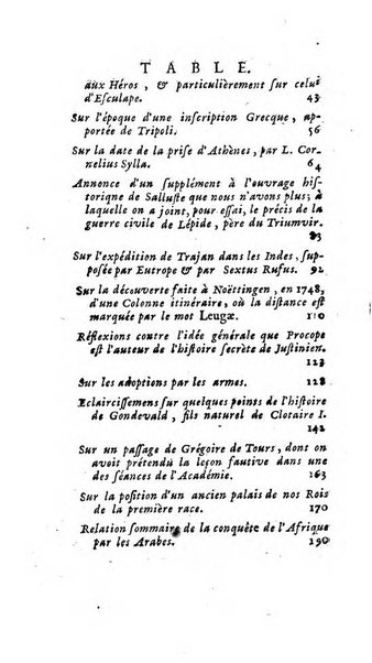 Histoire de l'Academie royale des inscriptions et belles lettres depuis son establissement jusqu'à present avec les Mémoires de littérature tirez des registres de cette Académie..