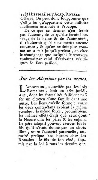 Histoire de l'Academie royale des inscriptions et belles lettres depuis son establissement jusqu'à present avec les Mémoires de littérature tirez des registres de cette Académie..