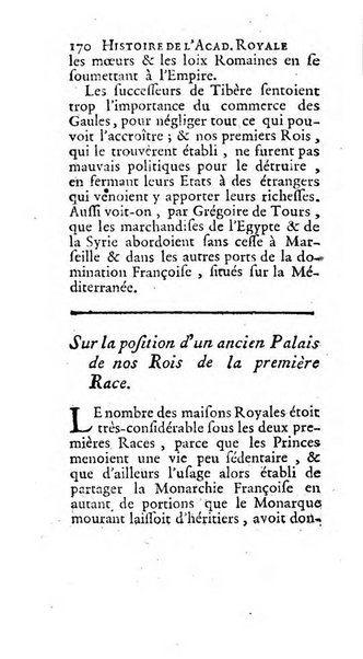 Histoire de l'Academie royale des inscriptions et belles lettres depuis son establissement jusqu'à present avec les Mémoires de littérature tirez des registres de cette Académie..