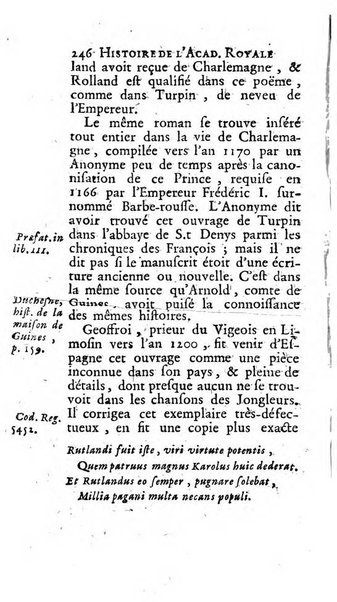 Histoire de l'Academie royale des inscriptions et belles lettres depuis son establissement jusqu'à present avec les Mémoires de littérature tirez des registres de cette Académie..