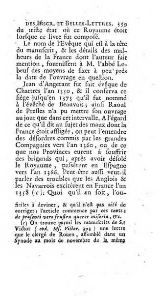 Histoire de l'Academie royale des inscriptions et belles lettres depuis son establissement jusqu'à present avec les Mémoires de littérature tirez des registres de cette Académie..