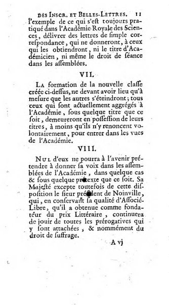 Histoire de l'Academie royale des inscriptions et belles lettres depuis son establissement jusqu'à present avec les Mémoires de littérature tirez des registres de cette Académie..