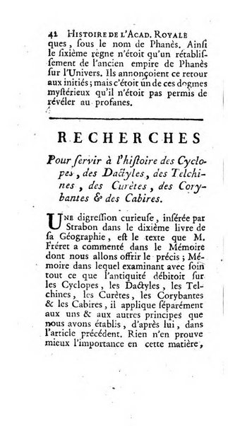 Histoire de l'Academie royale des inscriptions et belles lettres depuis son establissement jusqu'à present avec les Mémoires de littérature tirez des registres de cette Académie..