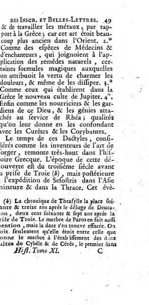 Histoire de l'Academie royale des inscriptions et belles lettres depuis son establissement jusqu'à present avec les Mémoires de littérature tirez des registres de cette Académie..