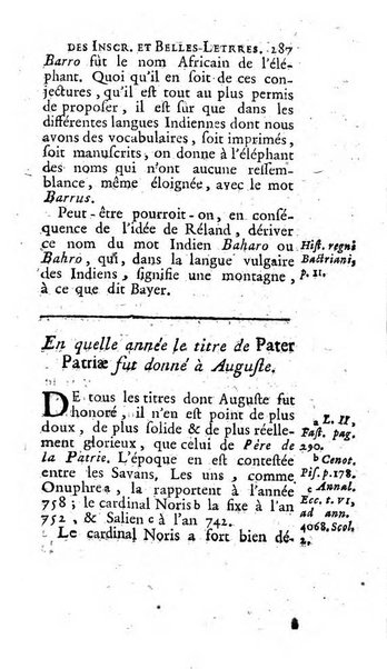 Histoire de l'Academie royale des inscriptions et belles lettres depuis son establissement jusqu'à present avec les Mémoires de littérature tirez des registres de cette Académie..