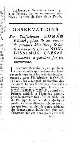 Histoire de l'Academie royale des inscriptions et belles lettres depuis son establissement jusqu'à present avec les Mémoires de littérature tirez des registres de cette Académie..