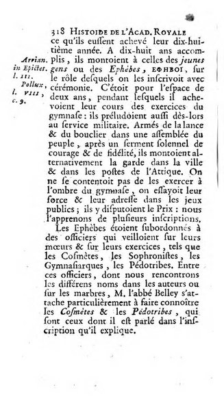 Histoire de l'Academie royale des inscriptions et belles lettres depuis son establissement jusqu'à present avec les Mémoires de littérature tirez des registres de cette Académie..