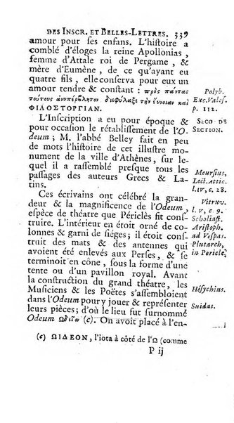 Histoire de l'Academie royale des inscriptions et belles lettres depuis son establissement jusqu'à present avec les Mémoires de littérature tirez des registres de cette Académie..