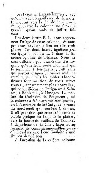 Histoire de l'Academie royale des inscriptions et belles lettres depuis son establissement jusqu'à present avec les Mémoires de littérature tirez des registres de cette Académie..