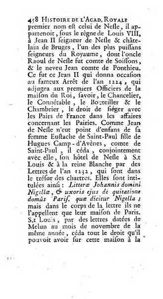 Histoire de l'Academie royale des inscriptions et belles lettres depuis son establissement jusqu'à present avec les Mémoires de littérature tirez des registres de cette Académie..